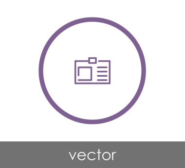 kimlik kartı simgesi