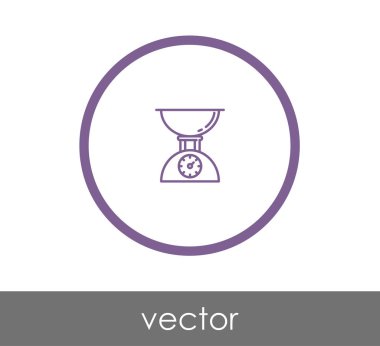 Gıda ölçek simgesi 