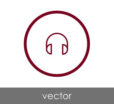 kulaklık basit simgesi