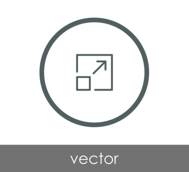 uygulama penceresi simgesini genişletin 