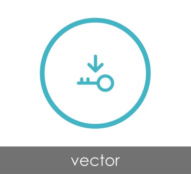 Anahtar ikonu tasarımı