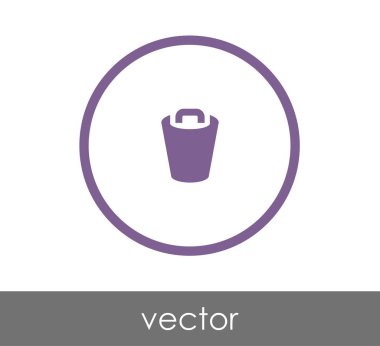 çöp kutusu simgesini