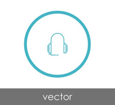 kulaklık basit simgesi