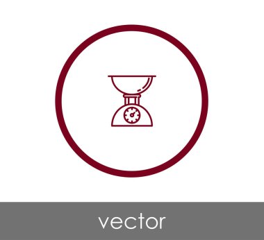 Gıda ölçek simgesi 