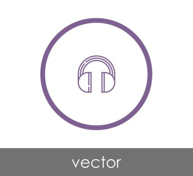 kulaklık basit simgesi