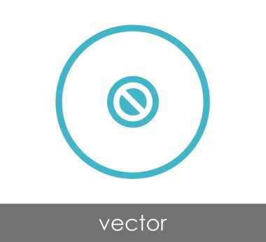 yasak işareti daire simgesi