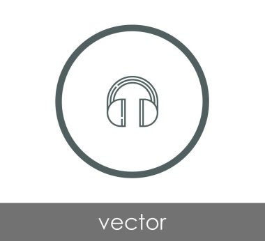 kulaklık basit simgesi
