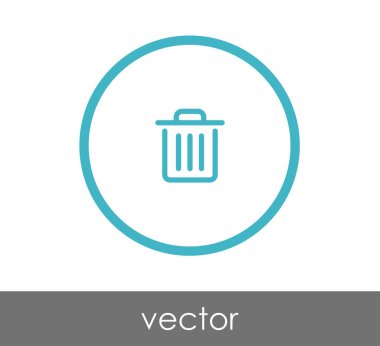 çöp kutusu simgesini