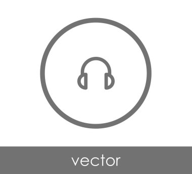 kulaklık basit simgesi