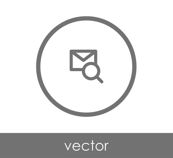 Suche E-Mail-Symbol — Stockvektor