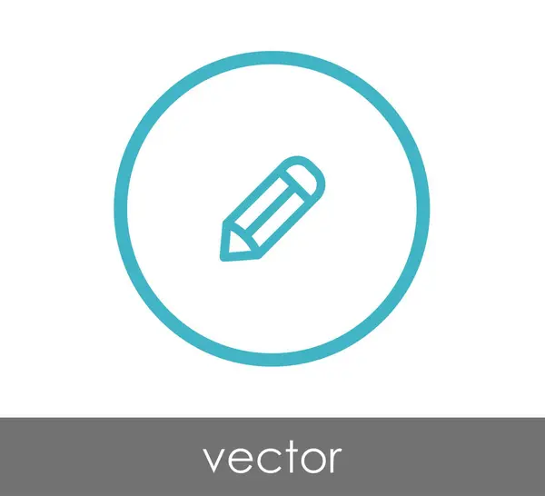 Editar icono de concepto — Vector de stock