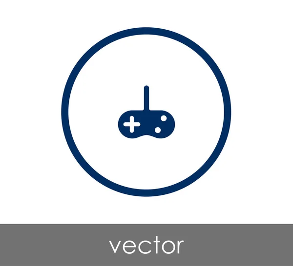 Juego joystick icono — Vector de stock