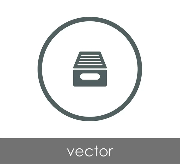 Archive icon illustration — Stock Vector