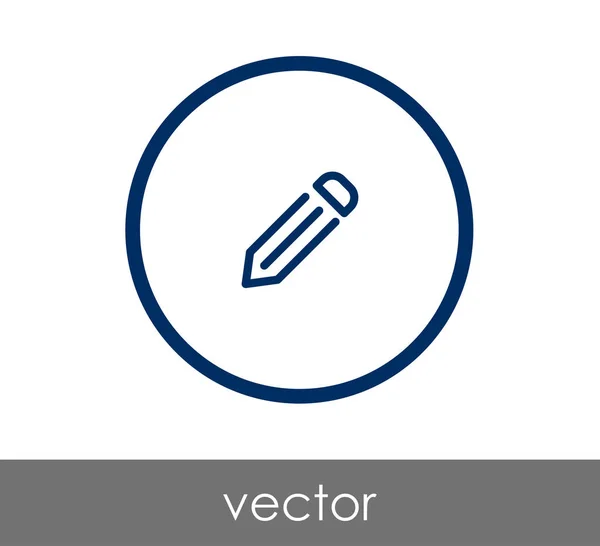 Editar icono de concepto — Vector de stock