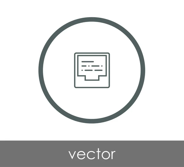 Icono de archivo ilustración — Vector de stock