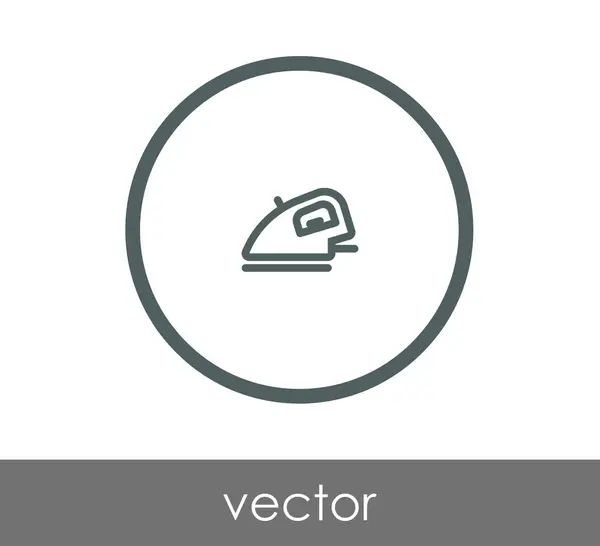 Icono de hierro ilustración — Vector de stock