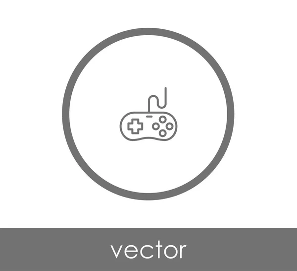 Gaming joystick icon — Stock Vector