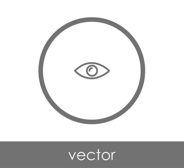 Icono del ojo humano — Vector de stock