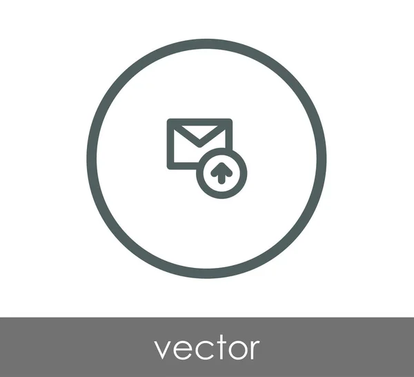 Wyślij e-mail ikona — Wektor stockowy