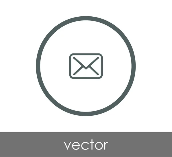 Signo de sobre icono — Vector de stock