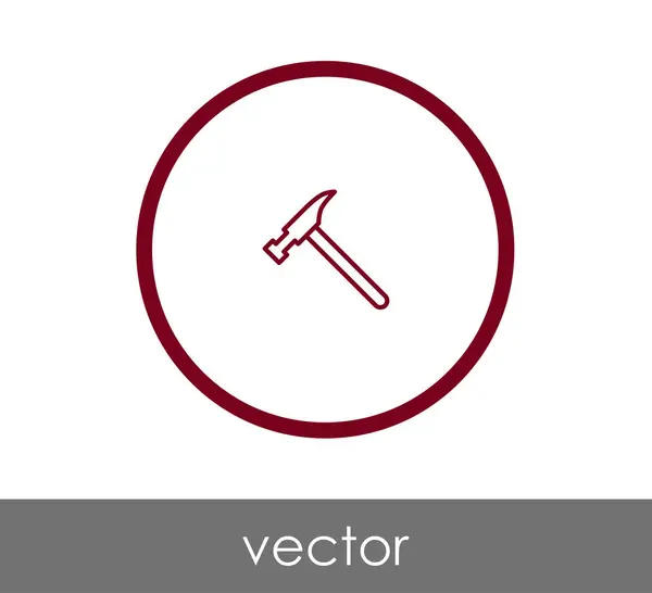 Auction hammer icon — Stock Vector