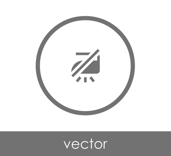 Icono de hierro ilustración — Vector de stock