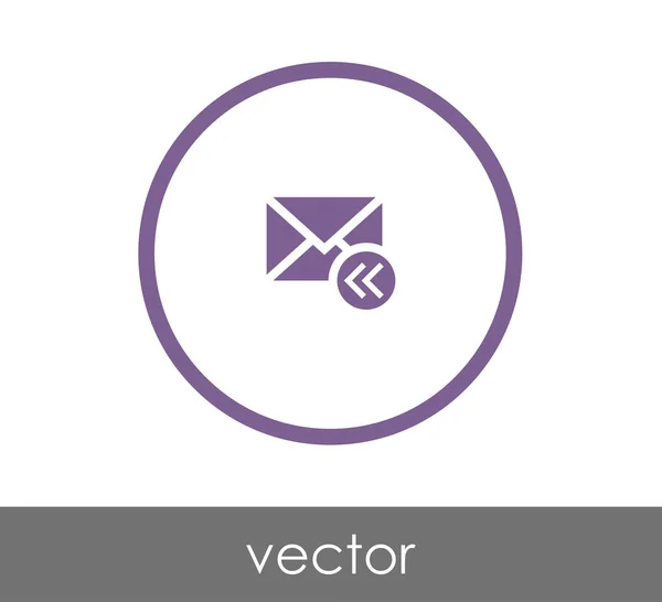 E-Mail-Antwort-Symbol — Stockvektor