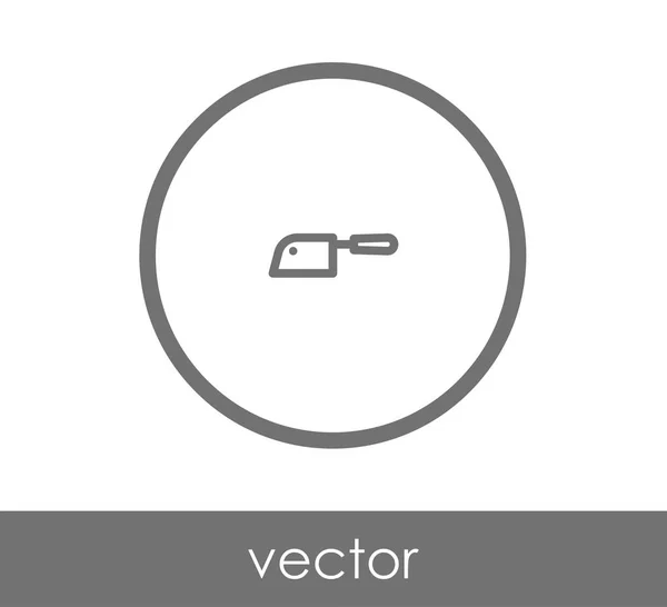 Ontwerp van mes-pictogram — Stockvector