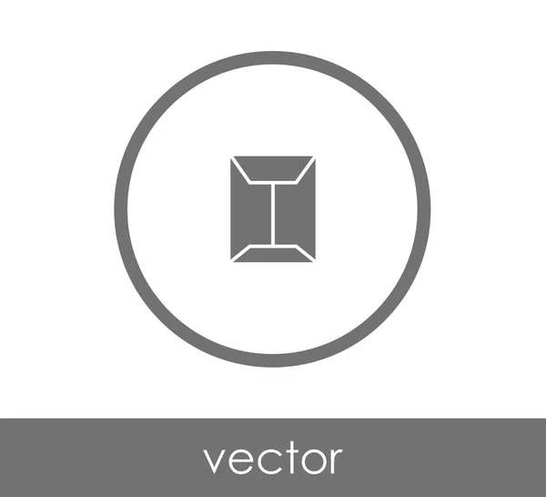Signo de sobre icono — Archivo Imágenes Vectoriales