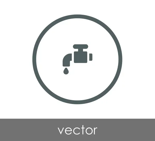 Diseño del icono del grifo — Vector de stock