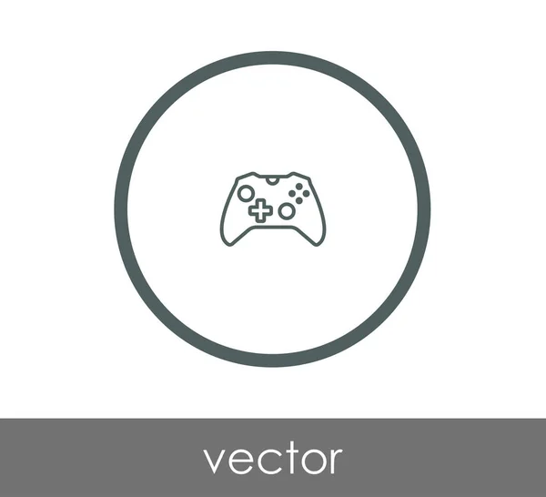 Juego joystick icono — Vector de stock