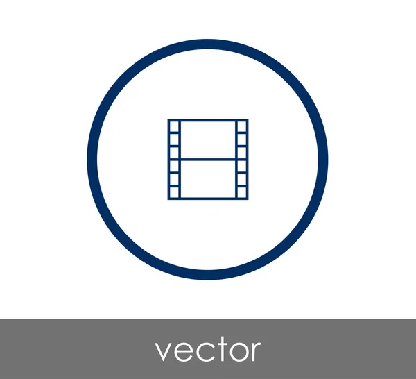 Diseño del icono de la película — Vector de stock