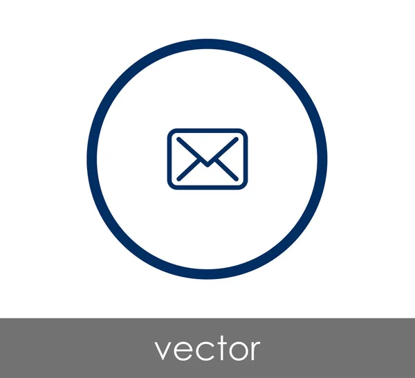 Signo de sobre icono — Vector de stock