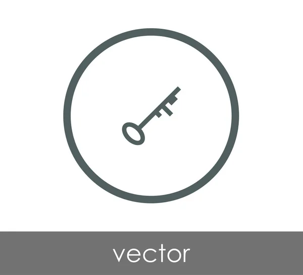 Diseño del icono clave — Vector de stock