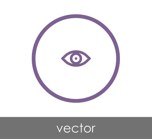 Human eye icon — Stock Vector