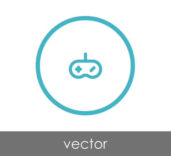 Juego joystick icono — Vector de stock