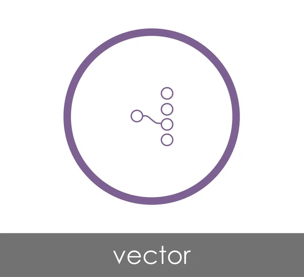 Illustration d'icône de hiérarchie — Image vectorielle