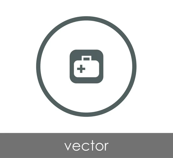 Icono del kit de primeros auxilios — Vector de stock