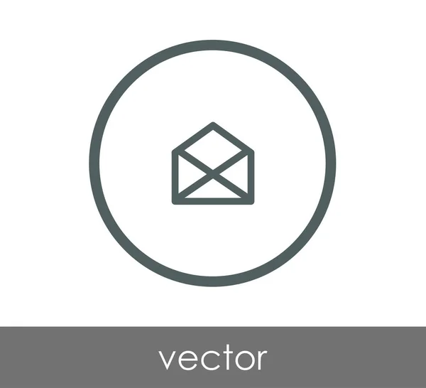 Signo de sobre icono — Vector de stock