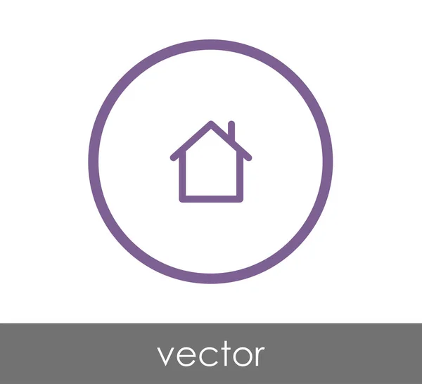 Ícone de construção home — Vetor de Stock