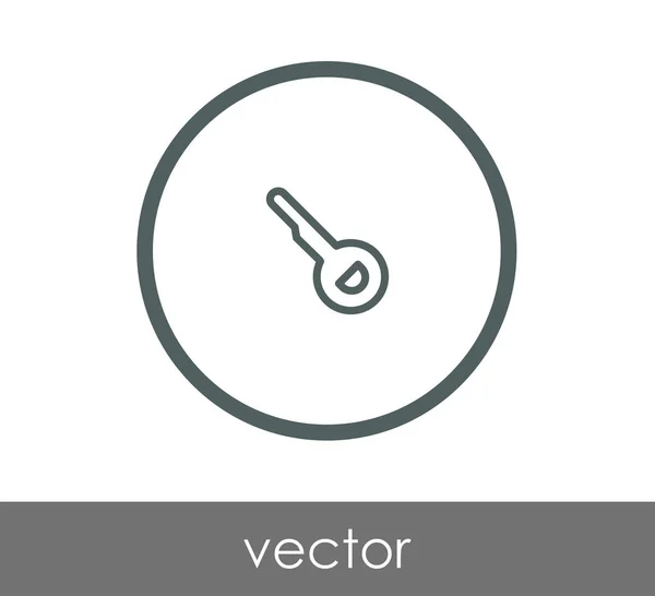 Diseño del icono clave — Vector de stock