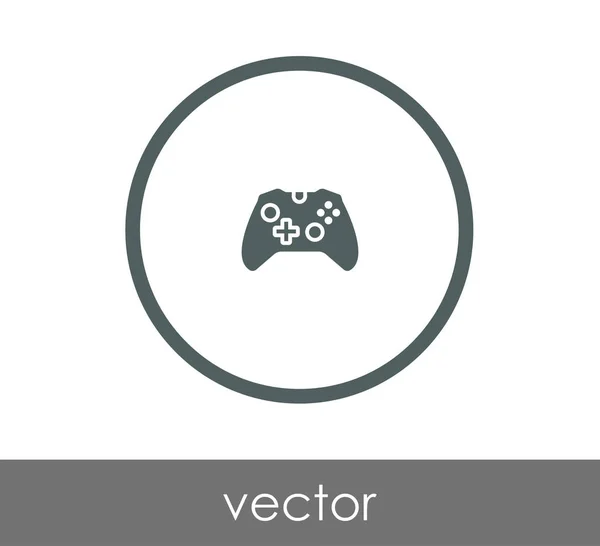 Gaming joystick icon — Stock Vector