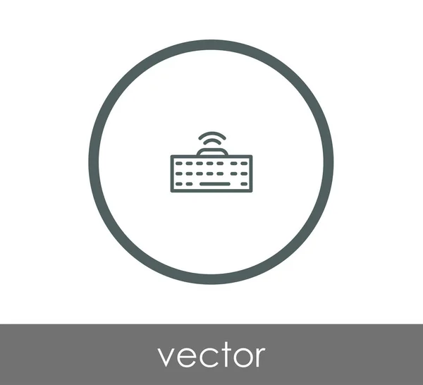 Design do ícone do teclado — Vetor de Stock