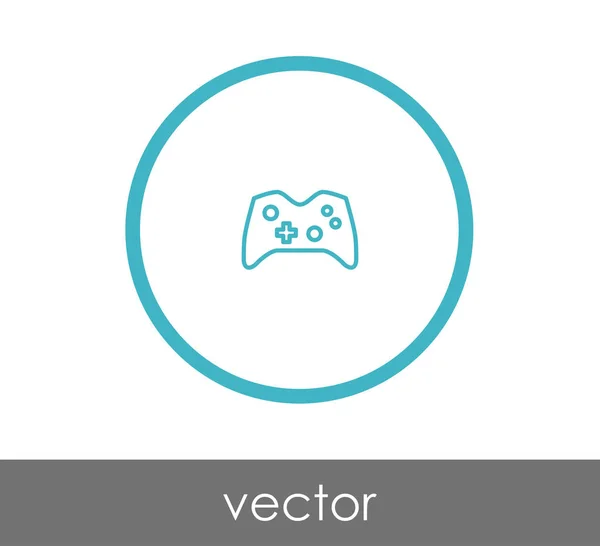 Juego joystick icono — Vector de stock