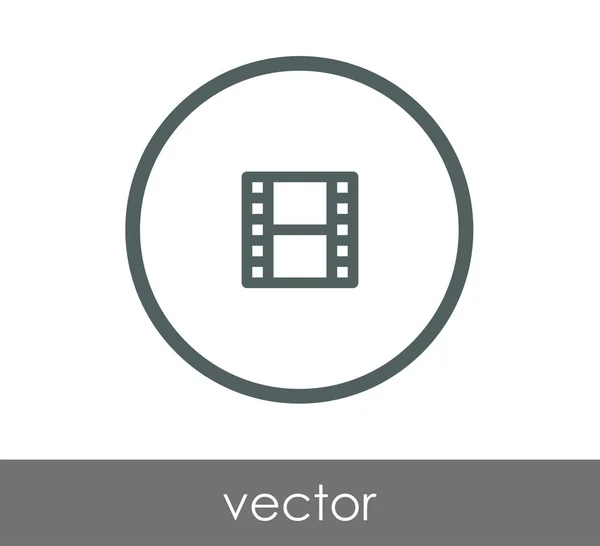 Design de ícone de filme — Vetor de Stock