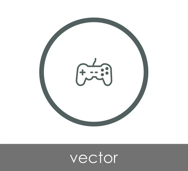 Jeu joystick icône — Image vectorielle