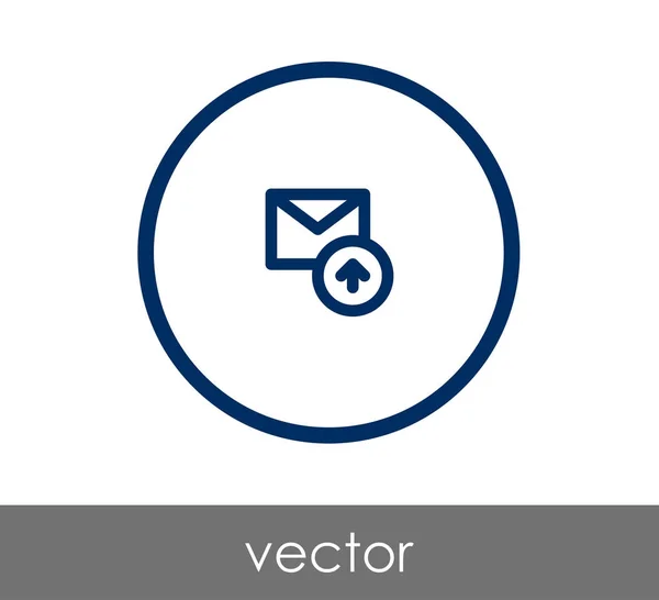 E-Mail-Symbol versenden — Stockvektor