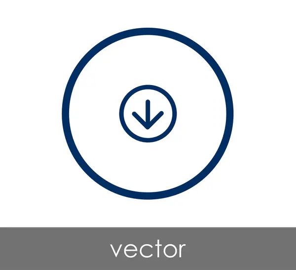 Descargar icono de flecha — Vector de stock