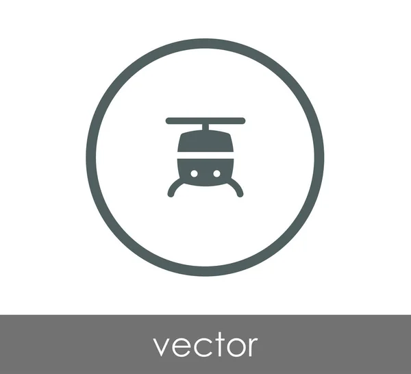 Ilustración del icono del helicóptero — Vector de stock