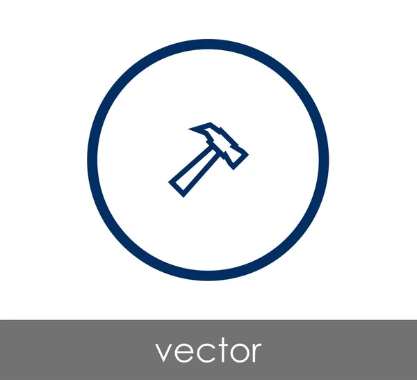 Auktionshammer-Symbol — Stockvektor